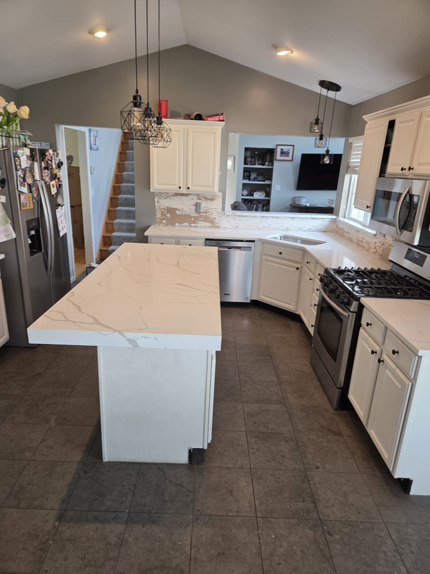 Granite kitchen counter